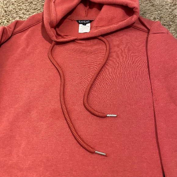 Bebe Sport Mini Logo Tape with Rib Insert Hoodie - Picture 5 of 9